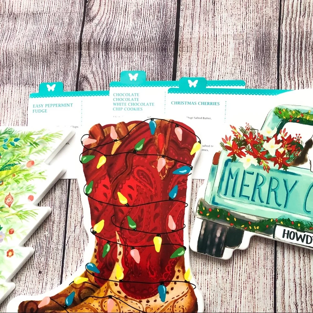 Pioneer Woman Merry Christmas Cookie Containers NEW